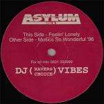 DJ Vibes - Feelin' Lonely / Music's So Wonderful '96 - Asylum Music Inc - Happy Hardcore