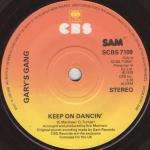 Gary's Gang - Keep On Dancin' - CBS - Disco