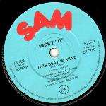 Vicky D - This Beat Is Mine - Sam Records - Disco
