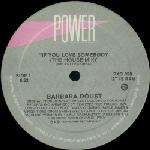 Barbara Doust - If You Love Somebody - Power Records  - US House