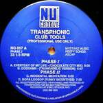 Transphonic - Club Tools - Nu Groove Records - US House