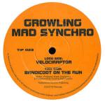 Growling Mad Synchro - Velociraptor / Bandicoot On The Run - TIP Records - Trance