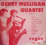 Gerry Mulligan Quartet - Volume 2 - Vogue Records - Jazz