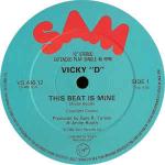 Vicky D - This Beat Is Mine - Sam Records - Disco