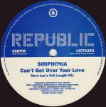 Simphonia - Can't Get Over Your Love - Republic Records  - US House