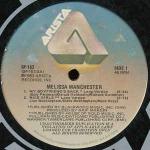 Melissa Manchester - My Boyfriend's Back - Arista - Pop