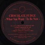 Chocolate Fudge - What You Want / To Be Now - Azuli Records - UK House
