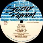 Cynthia M - Love Storm - promo white copy - Strictly Rhythm - US House