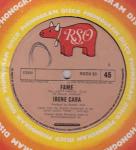 Irene Cara - Fame / Hot Lunch Jam - RSO - Disco