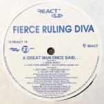 Fierce Ruling Diva - A Great Man Once Said... EP - (DISC 1 ONLY) - React - Progressive