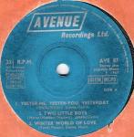 Unknown Artist - Yester-Me, Yester-You, Yesterday - Avenue  - Down Tempo