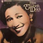 Elisabeth Welch - Miss Elisabeth Welch 1933-1940 - World Records  - Jazz