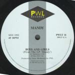 Mandy Smith - Boys And Girls - PWL Records - Synth Pop