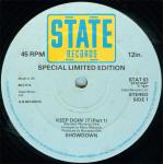 Showdown  - Keep Doin' It (Pt 1) - State Records  - Disco