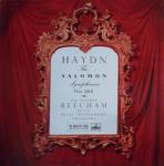 Joseph Haydn, Sir Thomas Beecham & The Royal Philharmonic Orchestra - The Salomon Symphonies, Album 2, No. 95 In C Minor; No. 96 In D Major  - His Master's Voice - Classical