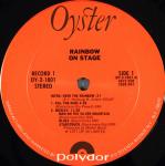 Rainbow - On Stage - Oyster - Rock