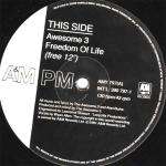 Awesome 3 - Freedom Of Life - A&M Records (UK) - Hardcore