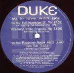 Duke - So In Love With You - 4 Play Records Inc. - US House