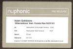 Adam Goldstone & Fonda Rae - Alternations - Nuphonic - US House