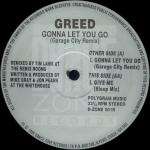 Greed - Gonna Let You Go (Garage City Remix) - Dance Zone Records - House