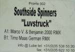 Southside Spinners - Luvstruck - Lube - Hard House